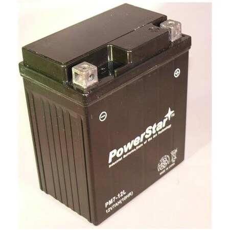 Powerstar PowerStar PM7-12L-5 Agm Ytx7L-Bs Utx7L-Bs 12V Battery For Kawasaki 450 Kfx450R Atv Quad 2008 - 2010 PM7-12L-5